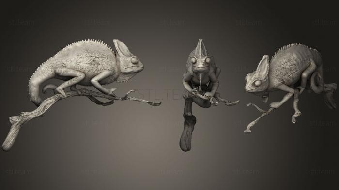 Статуэтки животных Chameleon Sculpt
